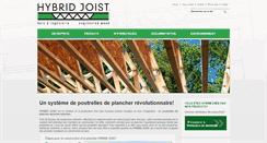 Desktop Screenshot of hybridjoist.com